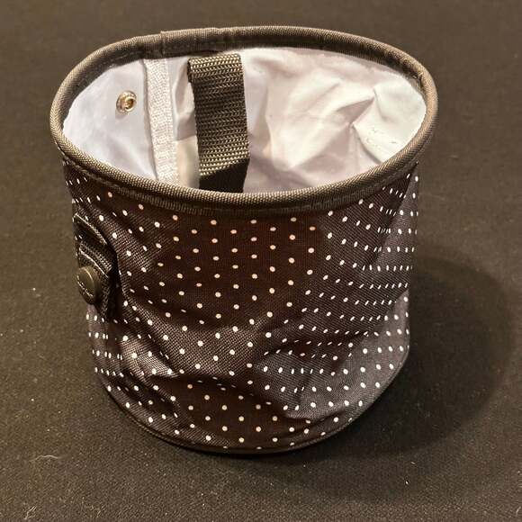 Thirty-One Small Oh-Snap Bin 926A Grey Polka-dot New Condition! - Picture 1 of 6